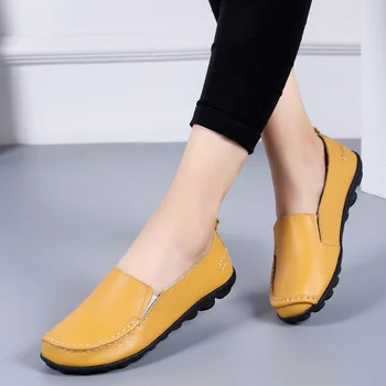 Apartamente doamnelor pantofi 2021 din piele confortabil pantofi de vara pentru femei adidasi femei adidasi casual pentru femei apartamente plus dimensiune