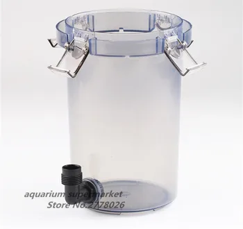SUNSUN 1 bucată transparentă LW-602/LW-603 acvariu prefiltru cu filtru de bumbac mini rezervor de pește filtru butoi fără pompă