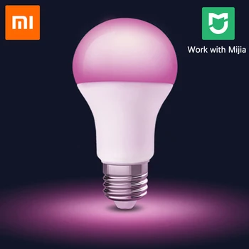 Xiaomi MIjia Philips Smart LED de Culoare Bec Wifi RGB E27 1600 milioane de Culori de Lumină Inteligent App de Control Wireless Smart Home Lampa