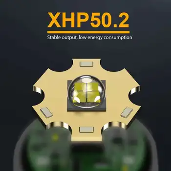 XHP50.2 LED-uri Lanterna 18650 26650 Baterie Reîncărcabilă Lumina Flash Zoom de Mare Putere cu Led-uri Lanterne XHP50 Luminos Lampă de Lucru