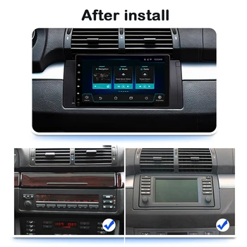 PX6 Android 10 1 Din Radio Auto Multimedia player AutoRadio audio Pentru BMW/E39/X5/E53 auto stereo de navigare gps Capul unitate DSP IPS