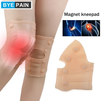 1buc BYEPAIN Magnetic Genunchi Manșon de Compresie de Sprijin pentru Artrita, Baschet,Alergare,Joint Pain Relief,de Recuperare a Prejudiciului,Sport