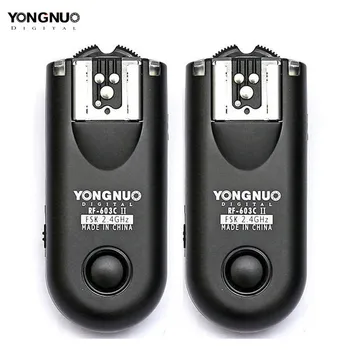 YONGNUO RF603 II C1 Wireless Flash Trigger 2 Transceivere pentru Canon 1100D 1000D 600D 700D 650D 100D 550D 500D 450D 400D 60D 70D