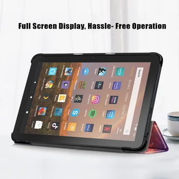 Caz Pentru Amazon Kindle fire HD 8 Plus HD8 Plus 2020 8 Inch husa pentru Tableta