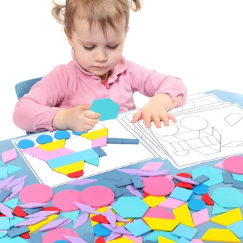 180pcs Nou Puzzle Magnetic din Lemn, Placa de Desen Puzzle Copii de Învățare de Învățământ Jucării pentru Copii Băieți Cadou de Vacanță