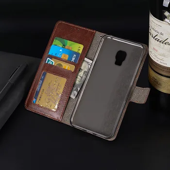 De afaceri din Piele PU Caz Pentru Coque Elephone P8 Max Cazul Magnet Flip Wallet Card Titular de Sloturi Rama Foto Complet Capacul de Protecție