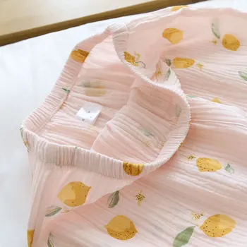 2021 Noi De Iarna Pijamale Femei Maneca Lunga Bumbac Acasă Costum Minunat De Fructe Imprima Tinutelor Feminine Plus Dimensiune Homewear Primăvară