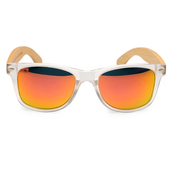 BOBO PASĂRE Unisex ochelari de Soare Patrati Femei Polarizate Lemn Ochelari de Soare de Culoare Clar Bărbați Eyewears lunette de soleil femme
