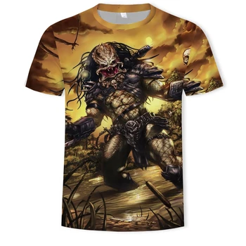 Vinde fierbinte thriller science-fiction Predator series men ' s T-shirt de imprimare 3D casual maneca scurta top de vara Tricou respirabil