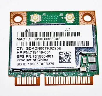 Card pentru HP Wireless Card 718449-001 731550-001 718451-001/697316-001 broadcom BCM943228HMB BCM943228 Jumătate Mini PCIe Card