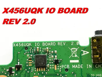 Original Pentru ASUS X456UQK AUDIO USB CARD SD BORD X456UQK IO BOARD REV 2.0 Testat bun transport gratuit
