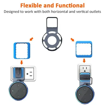 Punct de Montare pe Perete Cuier de Evacuare Clip cablu USB pentru Amazon Echo Punct a 2-a Generație, de Încărcare Fixe Console de Montare pe Perete