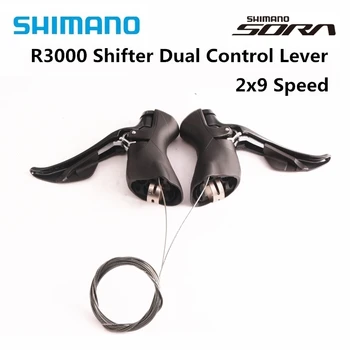 SHIMANO SORA ST R3000 Dual Maneta de Comandă 2x9 3x9 Speed ST R3000 Derailleur BICICLETE Rutier R3000 Shifter 18 viteze
