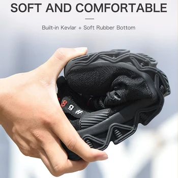 36-47 Dimensiuni Mari, Amortizor Anti abraziune Profesionale Încălțăminte Pantofi de Lucru Anti Pirecing în aer Liber Urca Siguranță Pantofi pentru Bărbați