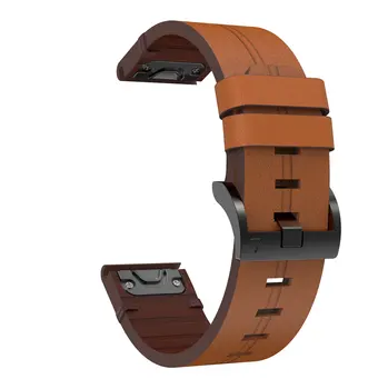 Piele Watchband Curea pentru Garmin Fenix 5X/5XPlus/3/3 ORE/6X Trupa Ceas sport 26mm sport de moda brățară Brățară pentru Fenix 6X