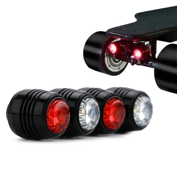 Koowheel 4buc Skateboard Lumini LED din aliaj de Aluminiu Noapte de Avertizare de Siguranță Lumini de 4 Roți de Skateboard Longboard
