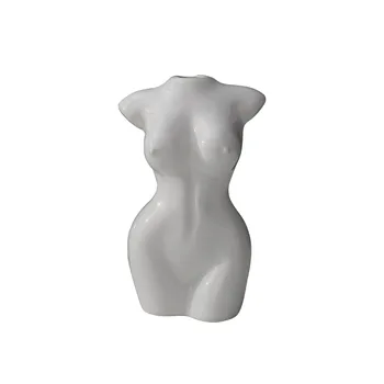 Decor Creativ Corpul Uman Vaza Ceramica Nordic Acasă Decorare De Arta Corp Sculptura Aranjament De Flori Cadou