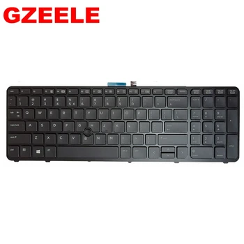 NOUL engleză laptop tastatura iluminata PENTRU HP pentru ZBOOK 15 17 G1 G2 PK130TK1A00 SK7123BL NE-Cadru negru