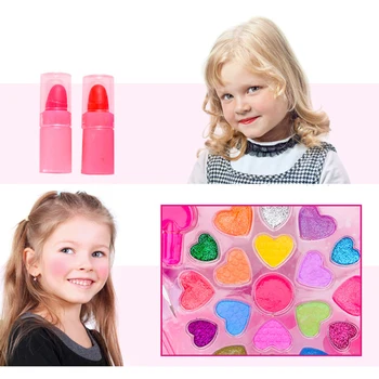 Copii Cosmetice Make Up Set Frumusete Machiaj Cutie De Cadou Pentru Copii, Jucării Sigure Fete Printesa Machiaj Pentru Fete Ziua De Naștere A Pretinde Juca Juguetes