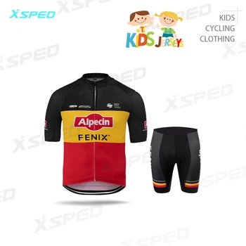 2020 Copii Ciclism Îmbrăcăminte Echipa de Biciclete Jersey Set MAGLIA ALPECIN FENIX 2020 Cursa Maneci Scurte Uniformă de Vară MTB Ropa Ciclismo