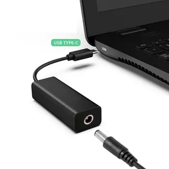 4Sizes 65W Mini Power Supply DC Adaptor Încărcător Conector USB de Tip C Converter pentru Lenovo Hp Laptop Asus PC, Accesorii pentru Calculator