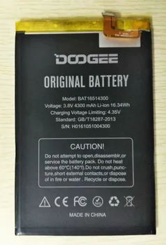 În Stoc Pentru Doogee Y6 Max Baterie 4300mAh Înlocuire accesorii acumulatori Pentru Doogee Y6 Max +Instrumente+Adeziv
