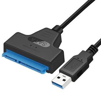 USB 3.0 SATA 3 Cablu Sata la USB Adaptor de Până la 6 Gbps Suport 2.5 Inch SSD Extern Hard Disk HDD 22 Pin Cablu Sata III