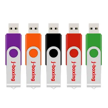 J-box Multicolors 128GB USB Flash 64GB 32GB Conduce Metalice Rotative Flash Disk, Stick de Memorie USB Degetul mare Pen Drive USB 2.0 pentru PC