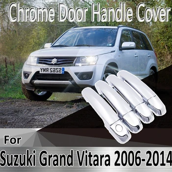 Pentru Suzuki Grand Vitara Grand Nomade Escudo 2006~Styling Autocolante Decor Crom Mânerul Ușii Capacul Refit Accesorii Auto