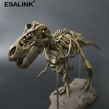 ESALINK Mare Dinozaur Fosil Craniu Model Animal Jucării Tyrannosaurus Rex a Asambla Scheletul Model Articole de Mobilier Decor