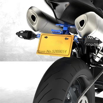 LED CNC Aluminiu Motociclete de Licență de Înmatriculare Suport Pentru Placa Moto Universel Motocicletă Xmax Suport De