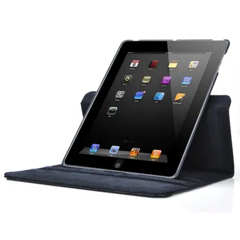 360 de Grade de Rotație din Piele PU Clapa Caz Acoperire pentru iPad 2 3 4 de Caz Suport de Cazuri Tabletă Inteligentă A1395 A1396 A1416 A1430 A1458 A1460