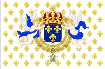 Royal Standard de Regele Franței 1643-1765 Ensign Pavilion 3ft x 5ft Poliester Banner de Zbor 150* 90cm Personalizate pavilion în aer liber