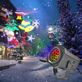 Crăciun Model de Proiector cu LED-uri Colorate Rotativa KTV DJ Disco Etapă Lampa nunta bar performanță Decor