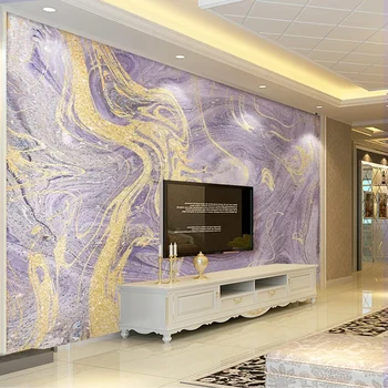 Personalizat Murală Tapet Modern de Moda Linie Violet Textura Fotografie Pictura pe Perete Camera de zi cu TV, Canapea de Artă Abstractă de Lux Decor Acasă
