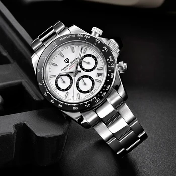 PAGANI Mens Ceasuri de Top de Brand de Lux Ceas de mână Cuarț negru Ceas de Ceas Barbati Sport Impermeabil Cronograf Relogio Masculino
