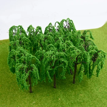 20buc HO 1:100 Scara Sârmă de Fier Modelul Arbori de Salcie Feroviar Garden Park River Road Peisaj Tren Layout