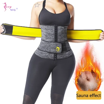 SEXYWG Talie Antrenor Saună Sudoare de Slabit Centura de Modelare Curea pentru Femei de Pierdere în Greutate Body Shaper Antrenament de Fitness Trimmer Cincher