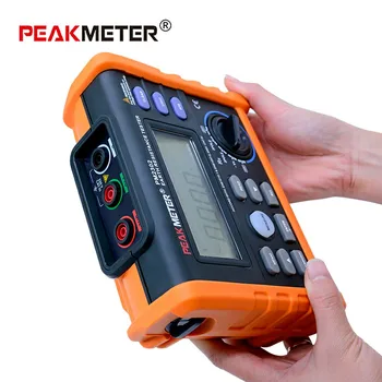 PEAKMETER PM2302 Digital Pământ Tester Rezistență Display Digital & Analog Baruri Afișare MAX/MIN/MED/REL Funcții de Măsurare