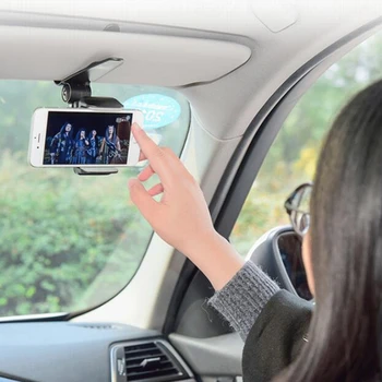 Creative Parasolar Auto cu Suport pentru Telefon de Navigare Auto, suport auto, accesorii interior Cu Snap-Pe Suport organizator masina