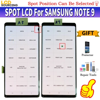 Amoled Defect Pixel Mort Pentru Samsung Galaxy Nota 9 LCD N960D N960F Ecran Tactil Digitizer Pentru Samsung Nota 9 lcd înlocui