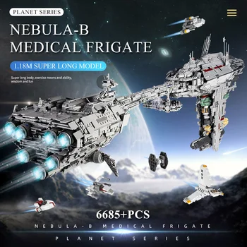 Yeshin MOC 21001 Stele Jucării de Război Compatibil 5083 UCS Nebula-B Medicale Fregata Model Blocuri Caramizi Cadouri de Craciun