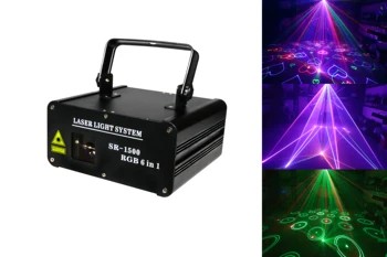 1200W crăciun lumini laser soundcontrol DMX512 iluminat scena dj disco laser proiector petrecere