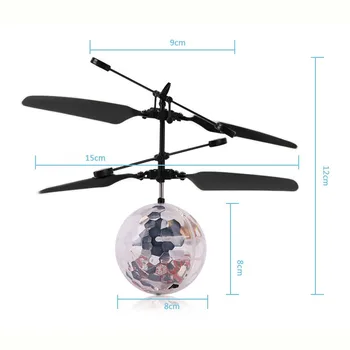 Copii Jucarii Copilul RC Minge de Zbor Drona Elicopter Mingea Built-in Stralucind de Iluminat cu LED pentru Copii Jucărie игрушки Jouets pour enfants