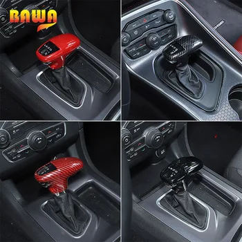 BAWA Muluri de Interior pentru Dodge Charger+ Schimbătorului de Viteze partea de Sus Capul Decor Acoperi Autocolante pentru Dodge Challenger+