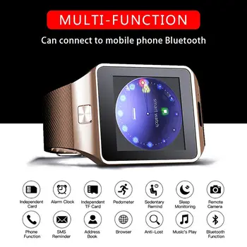 Bluetooth Ceas Inteligent Telefon cu Camera Touch Ecran Ceas Bluetooth Pentru Ios Android Telefoane Încheietura mâinii Pluggable card