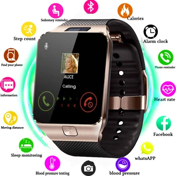 Bluetooth Ceas Inteligent Telefon cu Camera Touch Ecran Ceas Bluetooth Pentru Ios Android Telefoane Încheietura mâinii Pluggable card