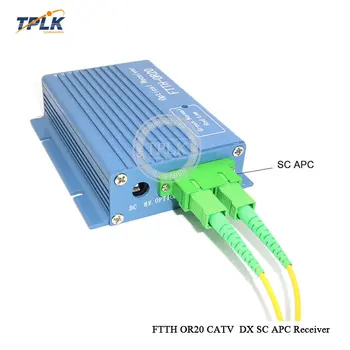 FTTH OR20 CATV DX SC APC Receptor AGC Duplex FTTH Fibre Optice Receptor cu WDM construit în pentru ONU pentru internet