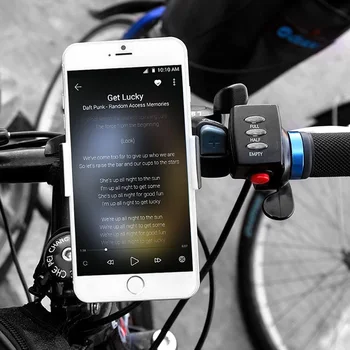 ANMONE Biciclete Suport de Telefon Lanterna Bratara de Biciclete Mobil Clip Auto GPS Telefon Suportul Rotație de 360 de Telefoane Mobile de Sprijin