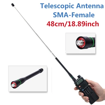 2pcsABBREE AR-775 Telescopic SMA-de sex Feminin VHF UHF Dual Band Antena Pentru Baofeng UV-5R BF-888S UV-82 UV-9R Plus Walkie Talkie Radio